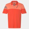 Men's Heathered 3-Stripes Colorblocked Polo Thumbnail