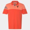 Men's Heathered 3-Stripes Colorblocked Polo Thumbnail