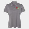 Women's Heathered Polo Thumbnail