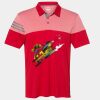 Men's Heathered 3-Stripes Colorblocked Polo Thumbnail