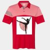 Men's Heathered 3-Stripes Colorblocked Polo Thumbnail