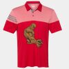 Men's Heathered 3-Stripes Colorblocked Polo Thumbnail