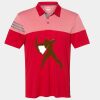 Men's Heathered 3-Stripes Colorblocked Polo Thumbnail