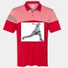 Men's Heathered 3-Stripes Colorblocked Polo Thumbnail