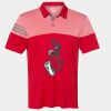 Men's Heathered 3-Stripes Colorblocked Polo Thumbnail