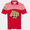 Men's Heathered 3-Stripes Colorblocked Polo Thumbnail