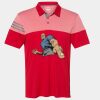Men's Heathered 3-Stripes Colorblocked Polo Thumbnail