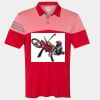 Men's Heathered 3-Stripes Colorblocked Polo Thumbnail