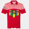 Men's Heathered 3-Stripes Colorblocked Polo Thumbnail