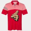 Men's Heathered 3-Stripes Colorblocked Polo Thumbnail