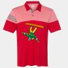 Men's Heathered 3-Stripes Colorblocked Polo Thumbnail