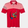Men's Heathered 3-Stripes Colorblocked Polo Thumbnail