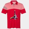 Men's Heathered 3-Stripes Colorblocked Polo Thumbnail