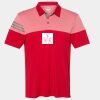 Men's Heathered 3-Stripes Colorblocked Polo Thumbnail