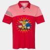 Men's Heathered 3-Stripes Colorblocked Polo Thumbnail