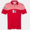 Men's Heathered 3-Stripes Colorblocked Polo Thumbnail