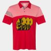 Men's Heathered 3-Stripes Colorblocked Polo Thumbnail