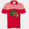 Men's Heathered 3-Stripes Colorblocked Polo Thumbnail