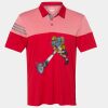 Men's Heathered 3-Stripes Colorblocked Polo Thumbnail