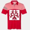 Men's Heathered 3-Stripes Colorblocked Polo Thumbnail