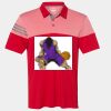 Men's Heathered 3-Stripes Colorblocked Polo Thumbnail