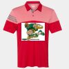 Men's Heathered 3-Stripes Colorblocked Polo Thumbnail