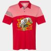 Men's Heathered 3-Stripes Colorblocked Polo Thumbnail