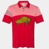 Men's Heathered 3-Stripes Colorblocked Polo Thumbnail