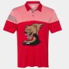 Men's Heathered 3-Stripes Colorblocked Polo Thumbnail