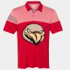 Men's Heathered 3-Stripes Colorblocked Polo Thumbnail