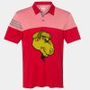 Men's Heathered 3-Stripes Colorblocked Polo Thumbnail
