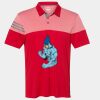 Men's Heathered 3-Stripes Colorblocked Polo Thumbnail