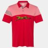 Men's Heathered 3-Stripes Colorblocked Polo Thumbnail