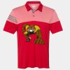 Men's Heathered 3-Stripes Colorblocked Polo Thumbnail