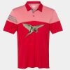 Men's Heathered 3-Stripes Colorblocked Polo Thumbnail