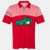 Men's Heathered 3-Stripes Colorblocked Polo Thumbnail