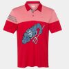 Men's Heathered 3-Stripes Colorblocked Polo Thumbnail
