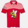 Men's Heathered 3-Stripes Colorblocked Polo Thumbnail