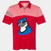 Men's Heathered 3-Stripes Colorblocked Polo Thumbnail