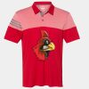 Men's Heathered 3-Stripes Colorblocked Polo Thumbnail