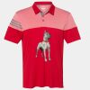 Men's Heathered 3-Stripes Colorblocked Polo Thumbnail
