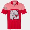 Men's Heathered 3-Stripes Colorblocked Polo Thumbnail