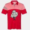 Men's Heathered 3-Stripes Colorblocked Polo Thumbnail