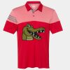Men's Heathered 3-Stripes Colorblocked Polo Thumbnail