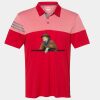 Men's Heathered 3-Stripes Colorblocked Polo Thumbnail