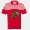 Men's Heathered 3-Stripes Colorblocked Polo Thumbnail