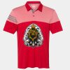 Men's Heathered 3-Stripes Colorblocked Polo Thumbnail
