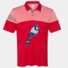 Men's Heathered 3-Stripes Colorblocked Polo Thumbnail
