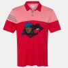 Men's Heathered 3-Stripes Colorblocked Polo Thumbnail