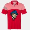 Men's Heathered 3-Stripes Colorblocked Polo Thumbnail